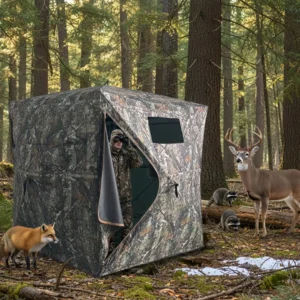 Camouflage Pop-Up Hunting Blind Easy Setup Ground Shelter