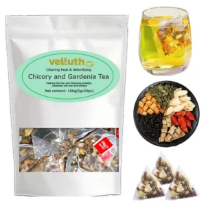 Chicory Gardenia tea, rich antioxidants, enhances immunity, caffeine