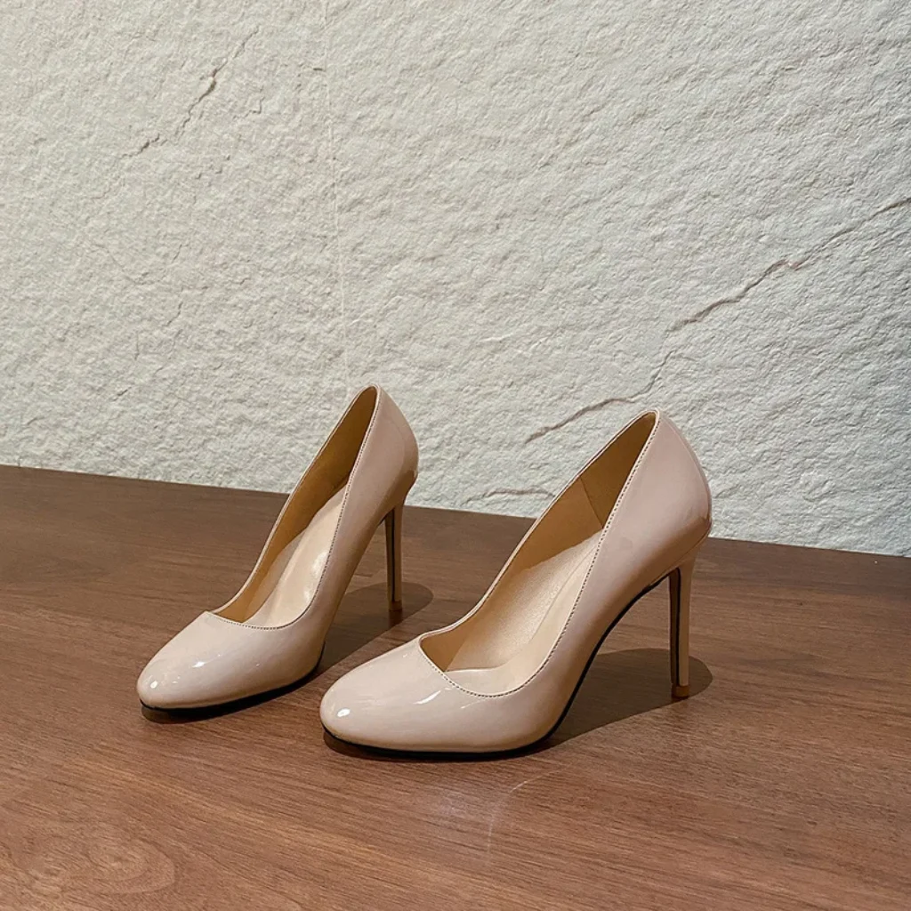 Classic Women’s Shoes Fashion Patent Leather High Heels