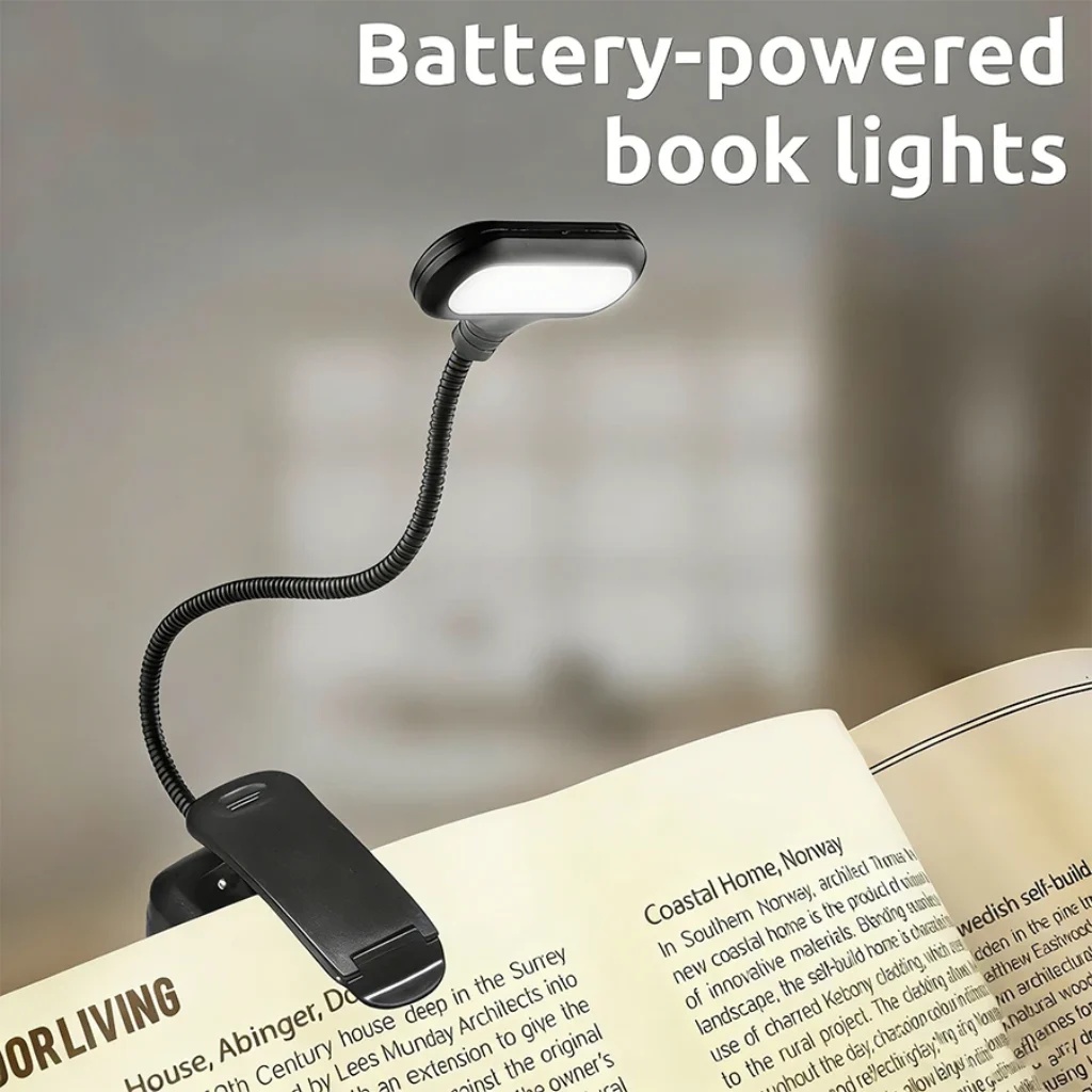 Clipbook lamp, dormitory bedroom bedside student study desk