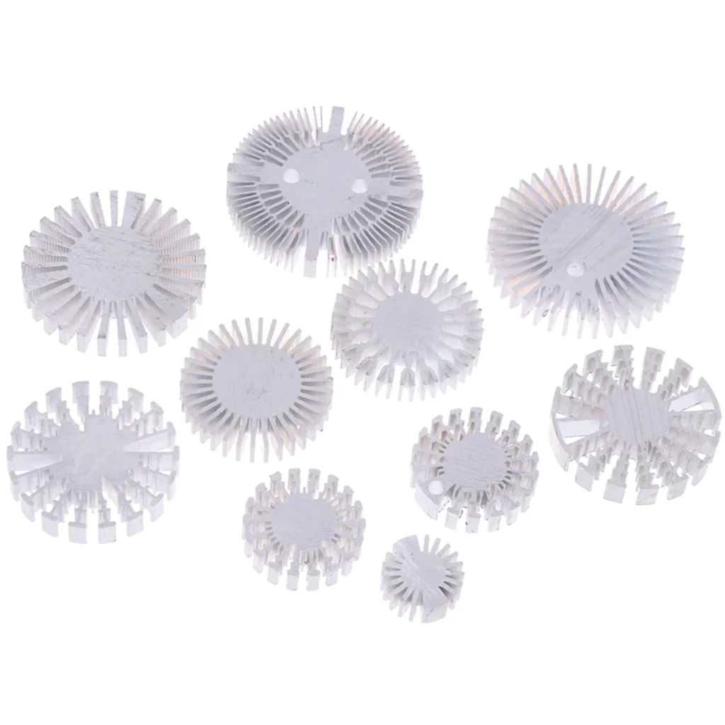 COB Radiator Diameter 25/37.5/40/48/50/53/60/65/67MM High Power Led Heatsink