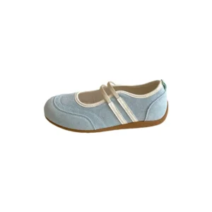 Color Blocking Mary Jane Shoes Anti-slip Streetwear Ballerina