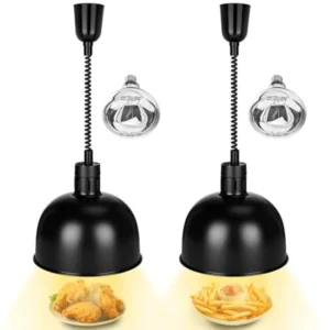 Commercial buffet restaurant kitchen hanging food heat lamp