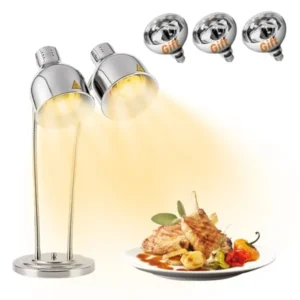 Commercial kitchen food warming lamp stainless steel construction,