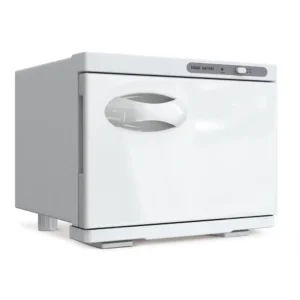 Compact 8L White Towel Warmer Cabinet Spa, Beauty
