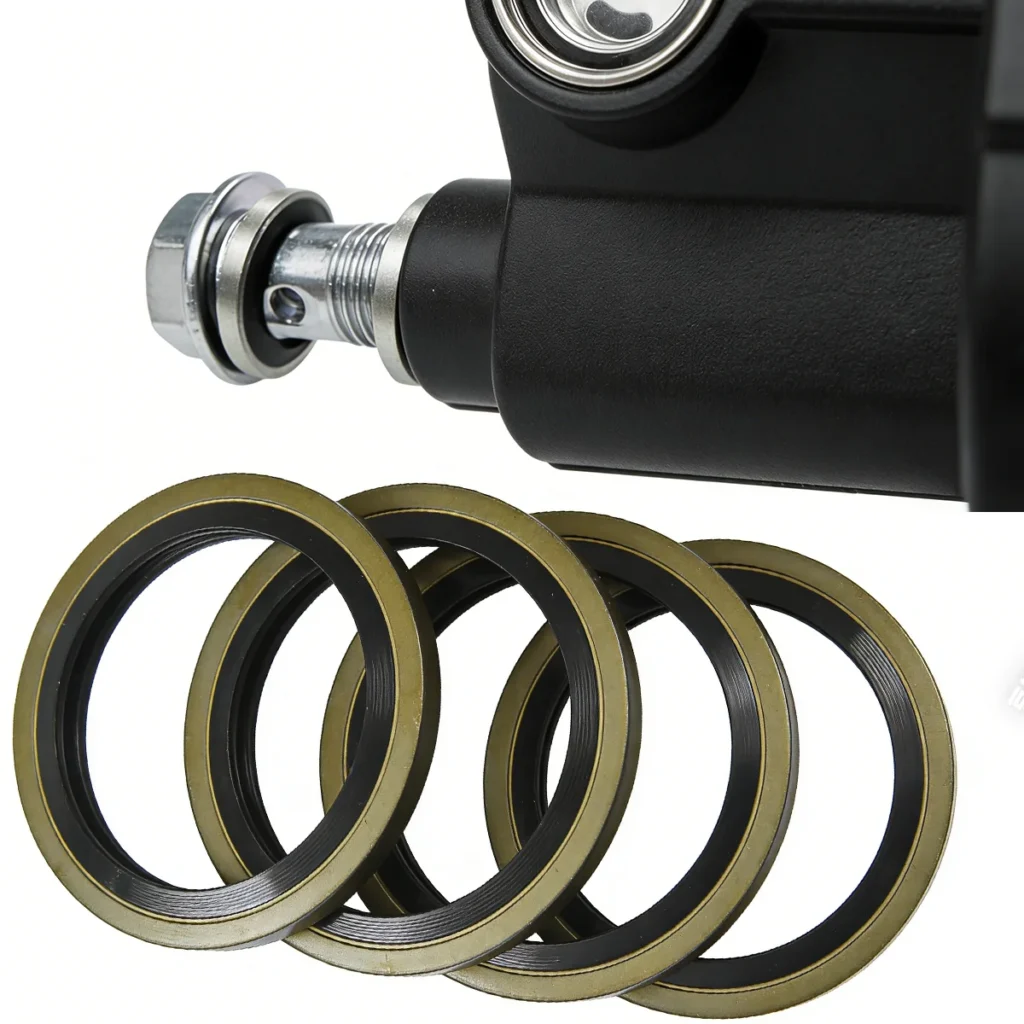 Composite sealing gaskets () O-rings, hydraulic sealing rings,