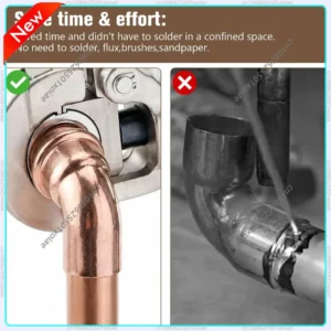 Copper Pipes Welding Connector Leakproof Copper Plumbing Fittings