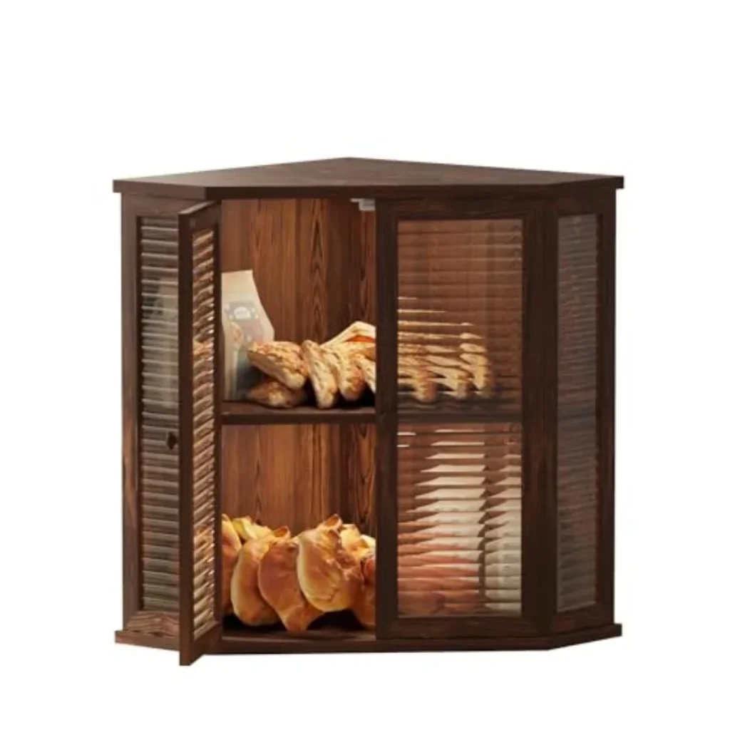 Corner bread box Bread Box Kitchen Countertop –