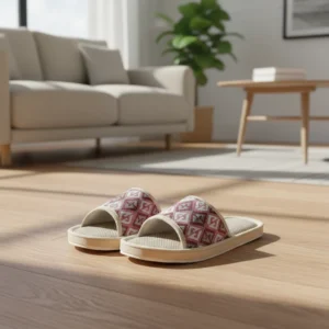 Cotton Linen Slippers Women’s Indoor Home Use Fabric