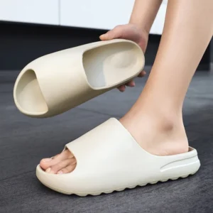 Couple Coconut Cool Slippers, EVA Simple One-word Style