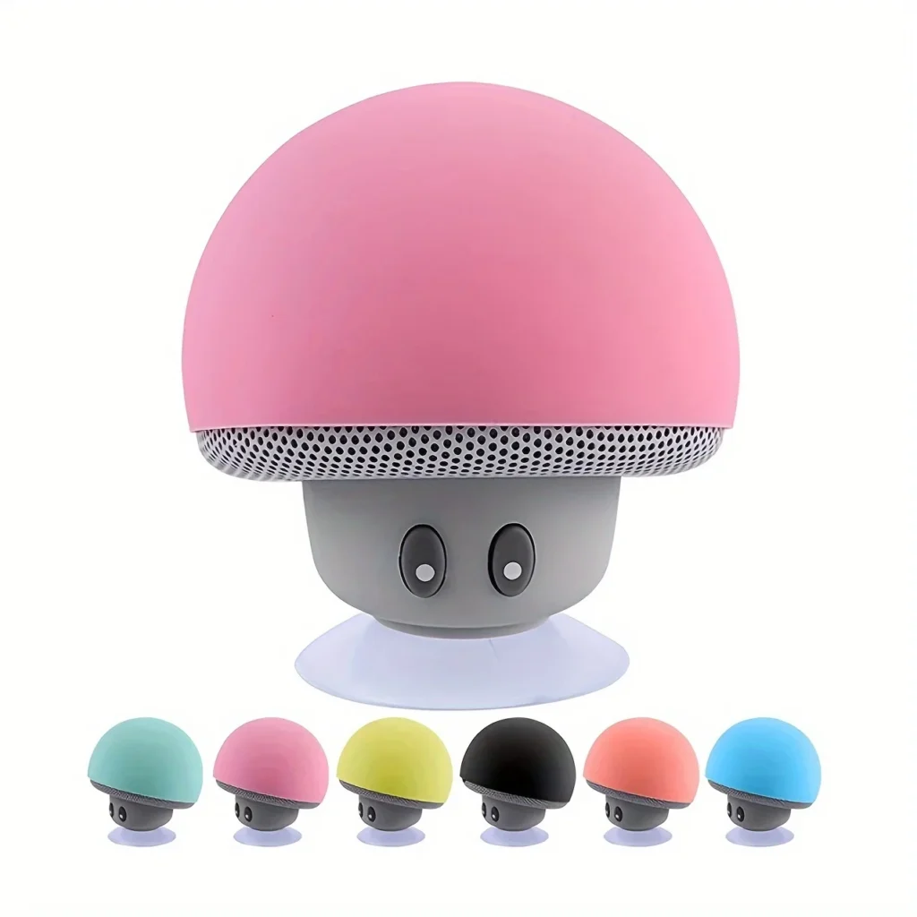 Cute Mushroom Wireless Speaker, Mini Cartoon Bluetooth Speaker