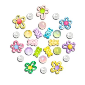 Cute Shoes Charms Summer Daisy Flower Gummy Bear