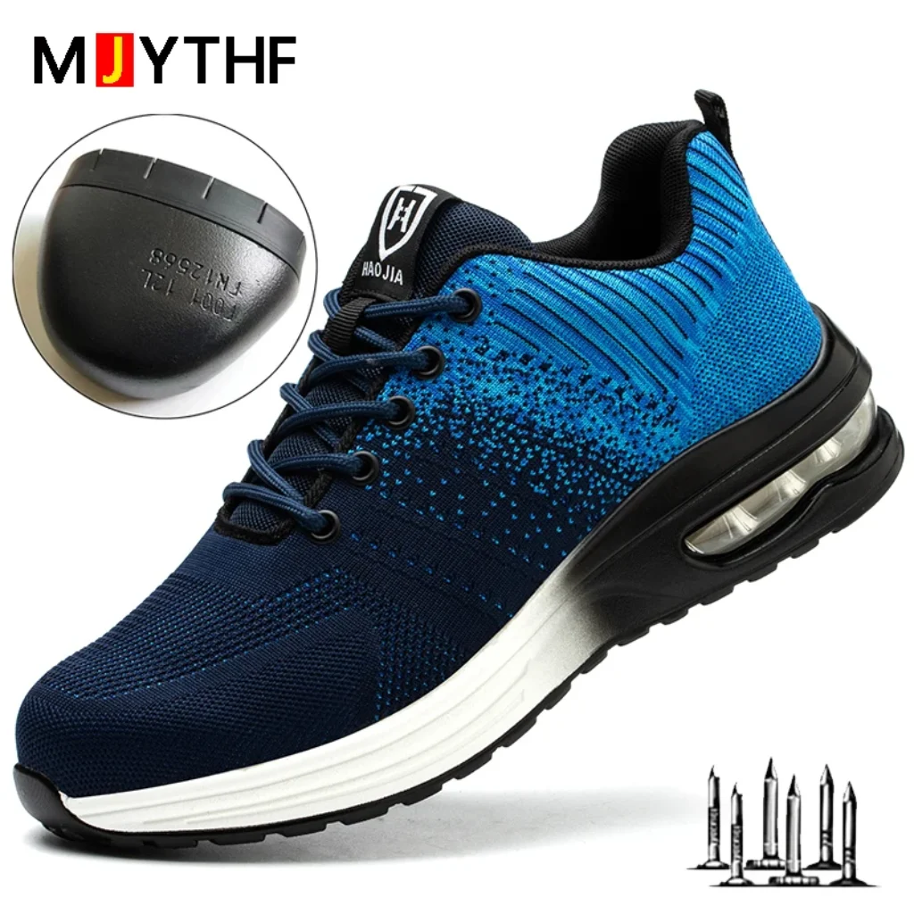 Fashion Safety Shoes Men Boots Steel Toe Shoes