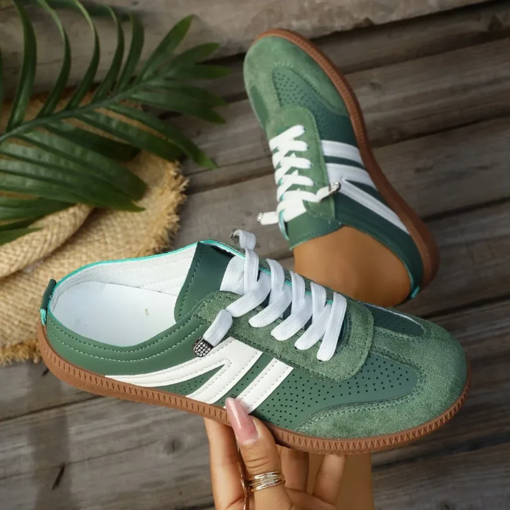 Fashionable Women’s Style Elegant Lace Up Casual Slippers