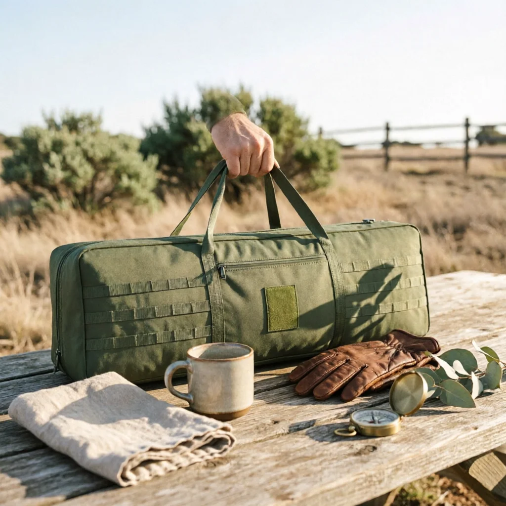 Foldable Oxford Fabric Storage Bag Padded Rectangular Body