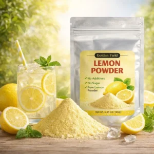 Freeze Dried Lemon Powder, Fruit Powder, Pure, Additive-Free,