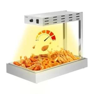 French Fry Warmer Commercial Kitchens, Stainless Steel, Silver,