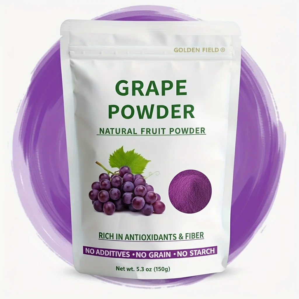 Grape Powder 5.3 Oz, Sweet Fruit Baking, Smoothies,