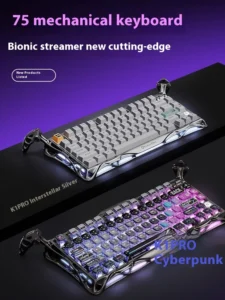 Gravastar K1 Pro Gaming Keyboard Tri Mode Wireless