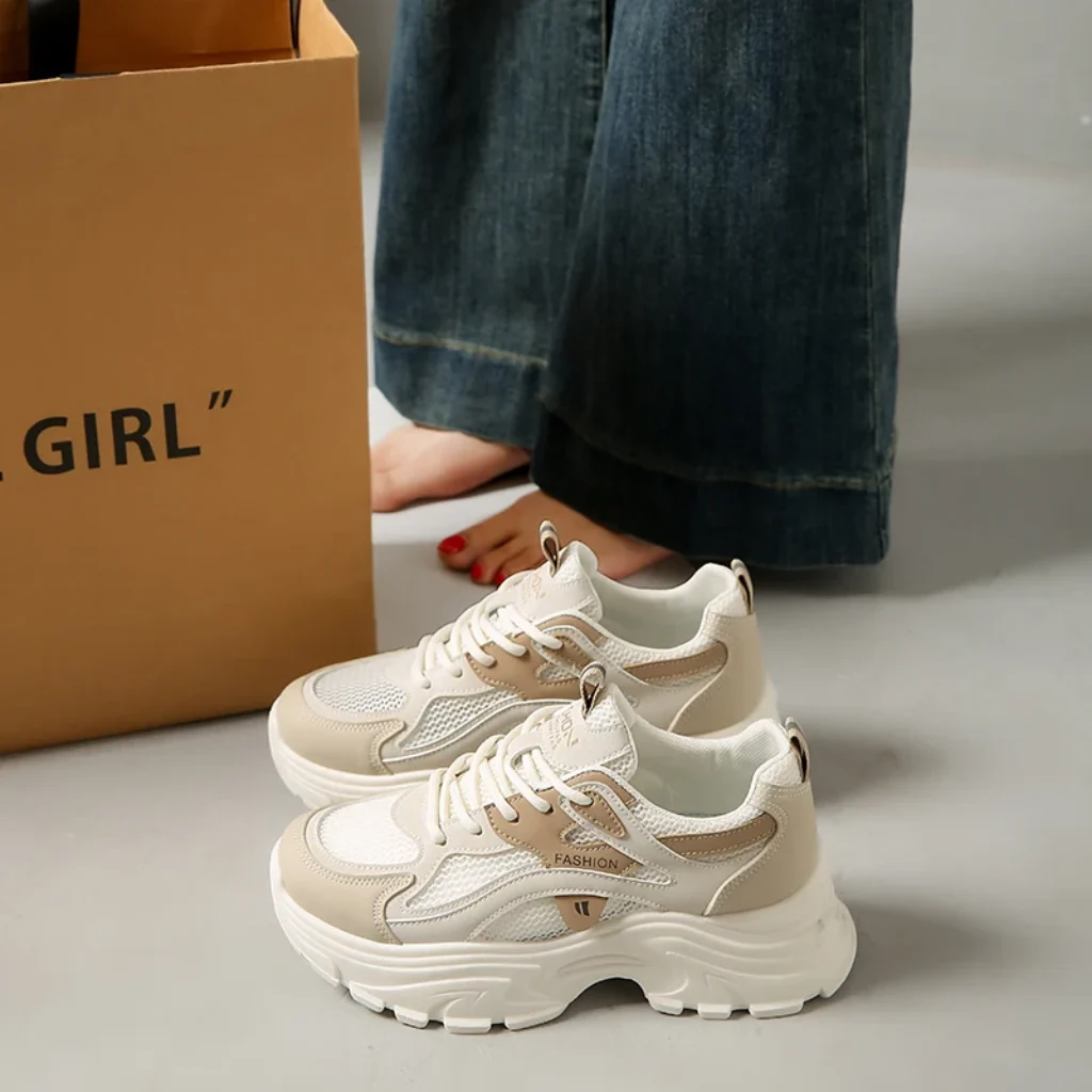 Heel Air Channel Built Unisex Mesh Sport Sneakers