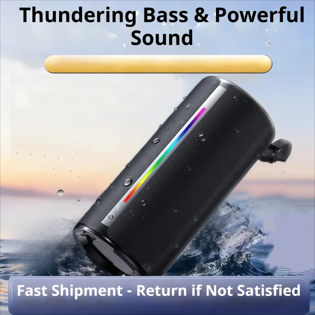 High Power Subwoofer Bluetooth Speaker Waterproof High Volume