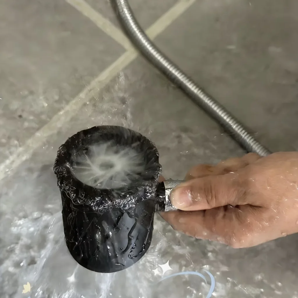 High Pressure Turbo Shower Head, 360 Rotating Rain