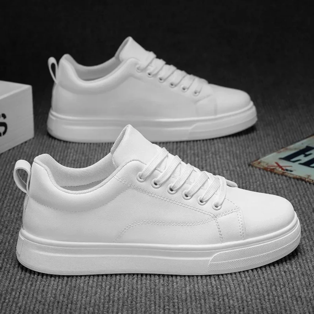 High Quality Men’s Sneakers Light PU Leather Casual