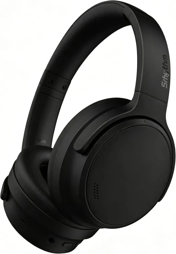 Hybrid Noise Cancelling Headphones, Wireless Bluetooth 6.0, 5