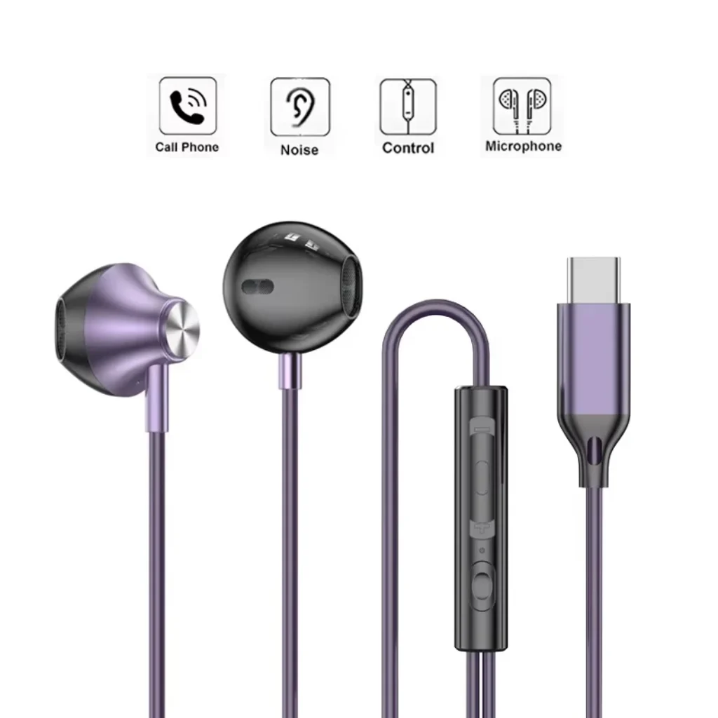 In-Ear Wired Headphone HiFi Music Earbud Handfree Earphone
