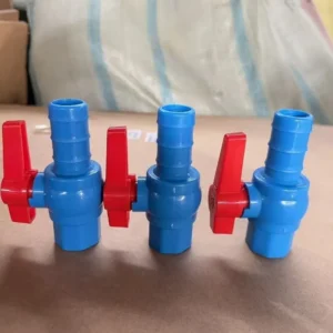 Internal thread six points blue ball valve 6