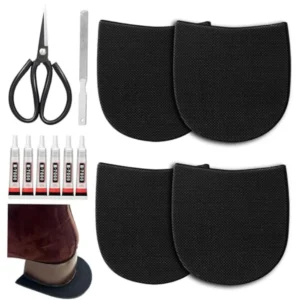 Large SizeRubber Shoe Heel Repair Pads, 4mm Thick,