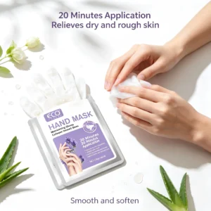 Lavender Collagen Infused Hand Mask Moisturizing Gloves Exfoliating