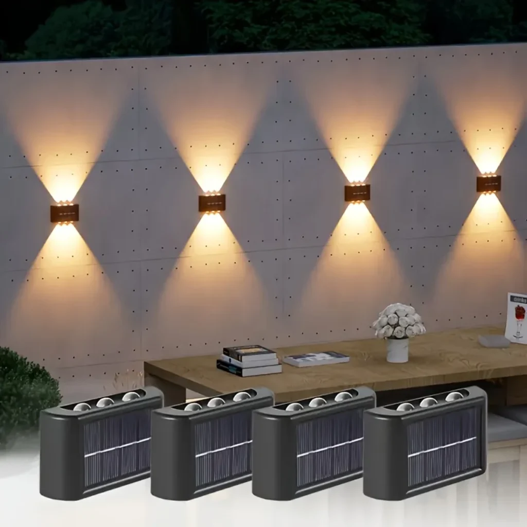 LED Solar Light Outdoor Waterproof Solar Wall Lamp