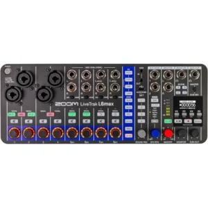 LiveTrak L6max Digital Mixer Recorder, 12-Channel, 32-Bit loat,