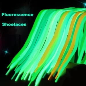 Luminous Shoelaces Flat Laces Sneakers elastin Shoe laces