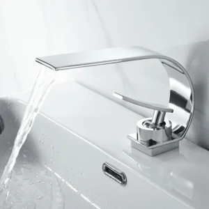 Luxury Brass Basin Faucet Deck Mounted Black Cold