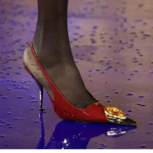 Luxury High Heel Sandals Fashion Heterosexual Red High