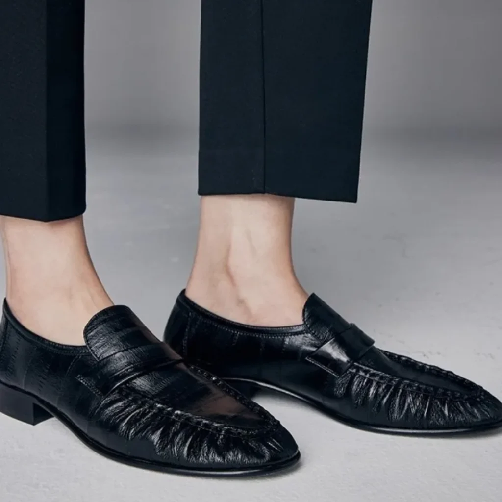 Luxury Women’s Shoes Handmade Genuine Leather Loafers Woman