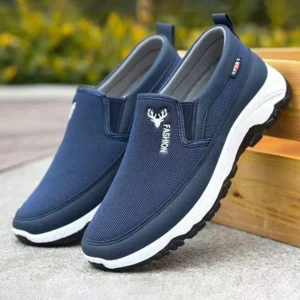 Men Casual Canvas Shoes Lightweight Summer Mesh Shoes