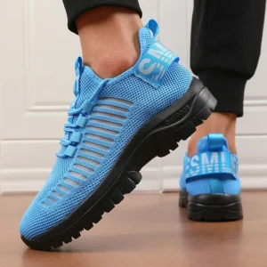 Men Running Walking mesh Shoes Slip Fashion Sneakers