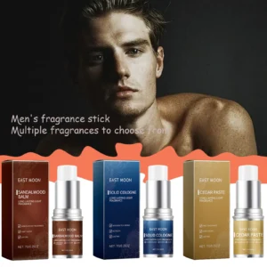 Men’s Long-Lasting Perfume Stick Portable Refreshing Non-Greasy Balm