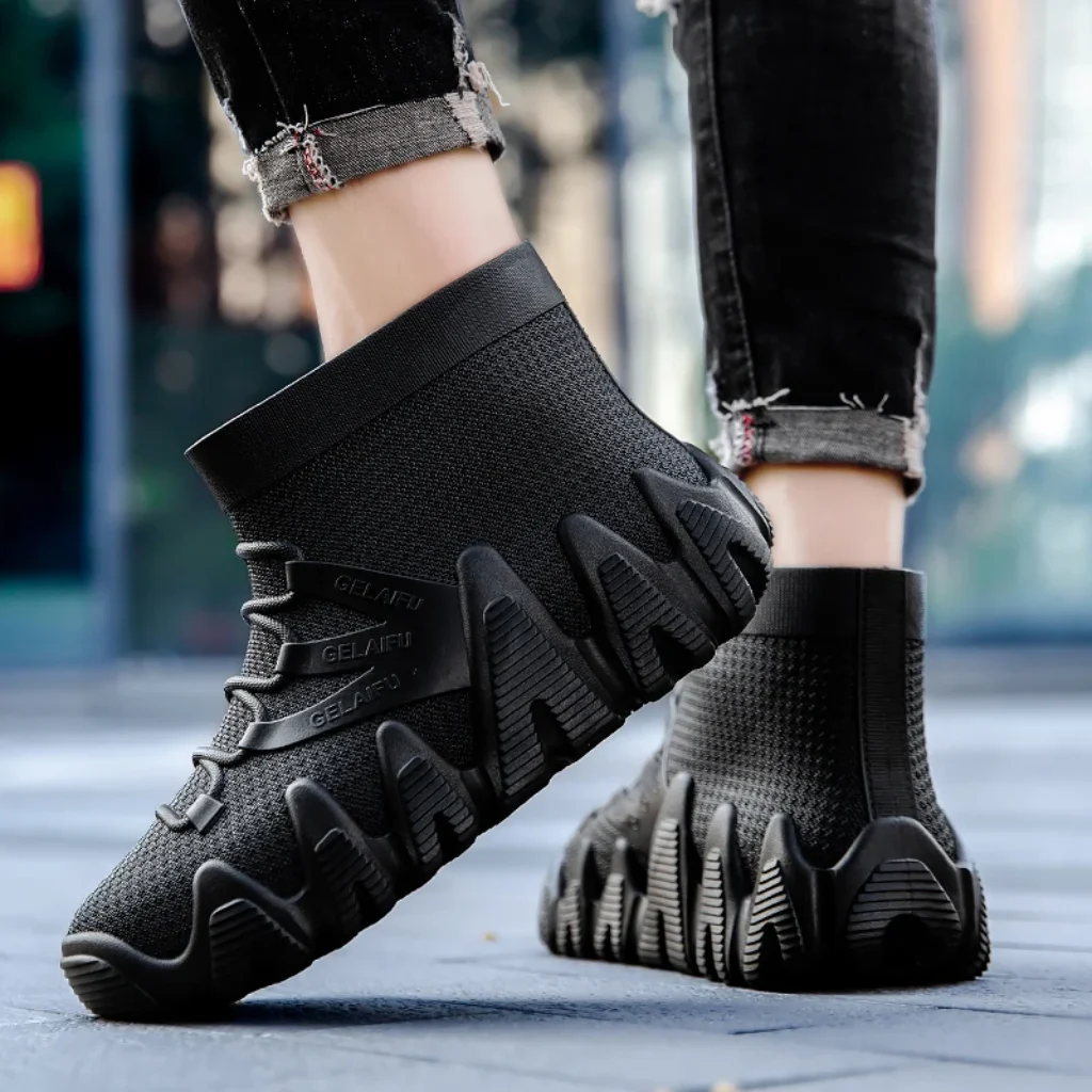 Men’s Short Rain Boots Fashion Water Boots, Lightweight