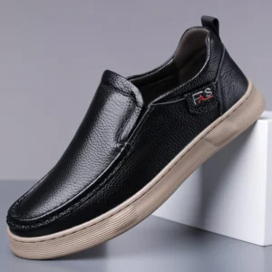 Men’s Top Layer Cowhide Leather Shoes Spring Summer