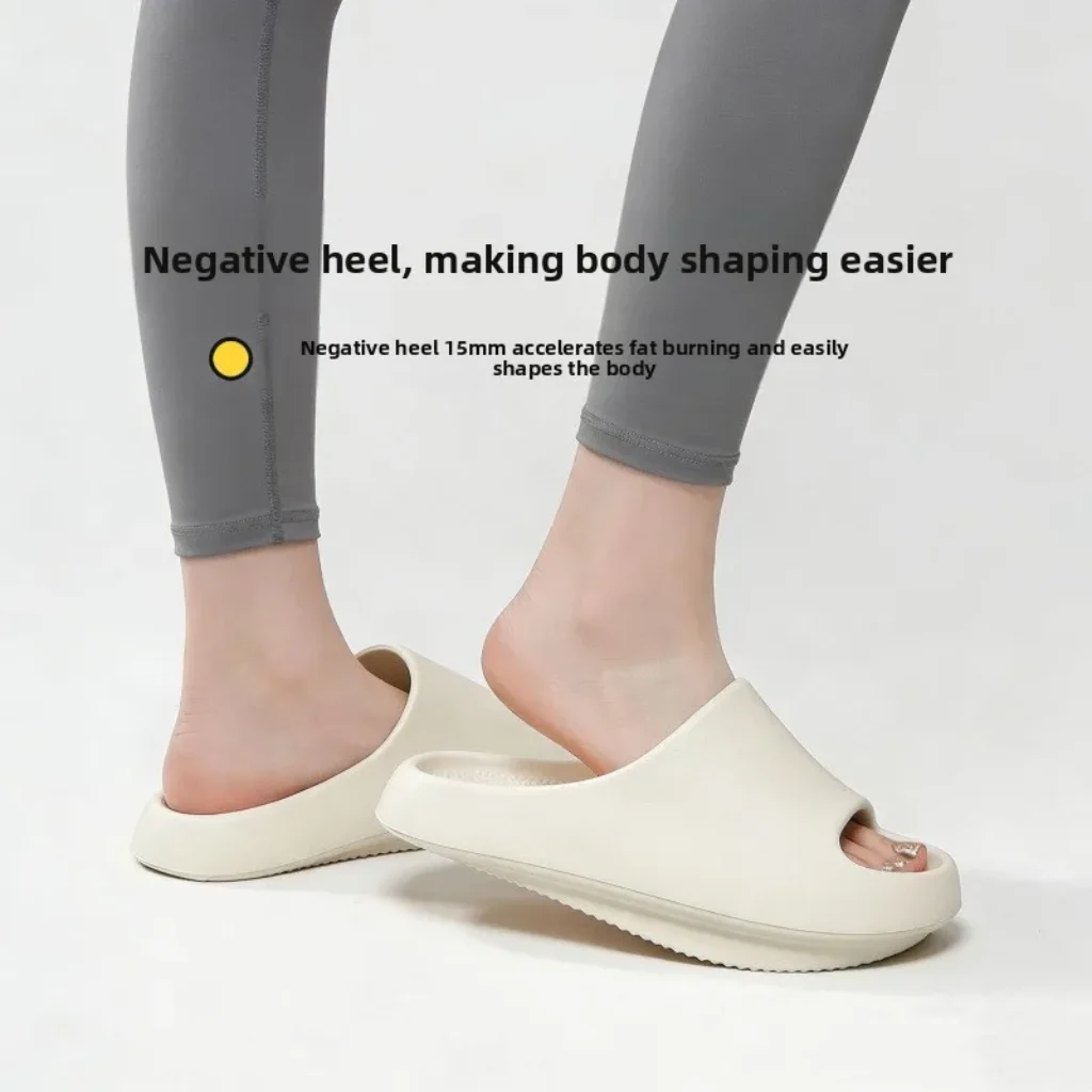 Negative heel shoes women, arch support slippers pelvic