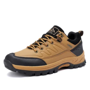 Leather Men Shoes Outdoors Non-Slip Men’s Hiking Shoes