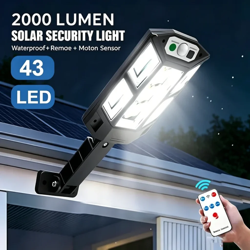 Newest Solar Lamp Powerful Outdoor Solar Lights Motion