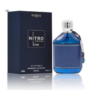 Nitro Blue Men’s Cologne, Fresh Woody Spicy Scent,
