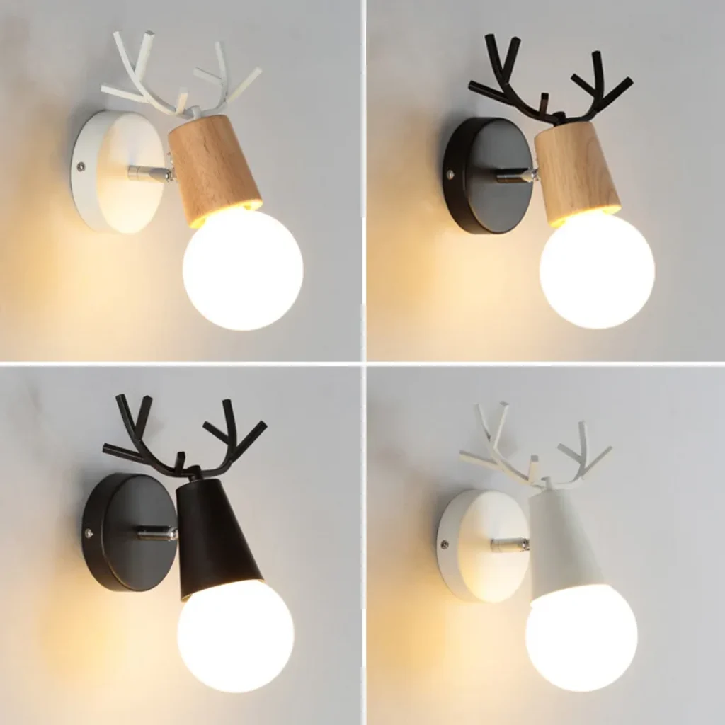 Nordic internet celebrity wall lamp, living room background