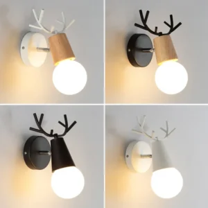 Nordic internet celebrity wall lamp, living room background