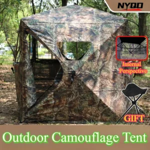 Outdoor 2-3 Person Automatic Camping Hunting Camouflage Tent